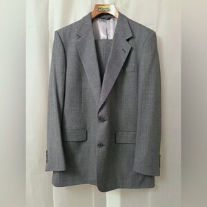Saks Fifth Avenue Collection Classic Birdseye Wool Men's Suit